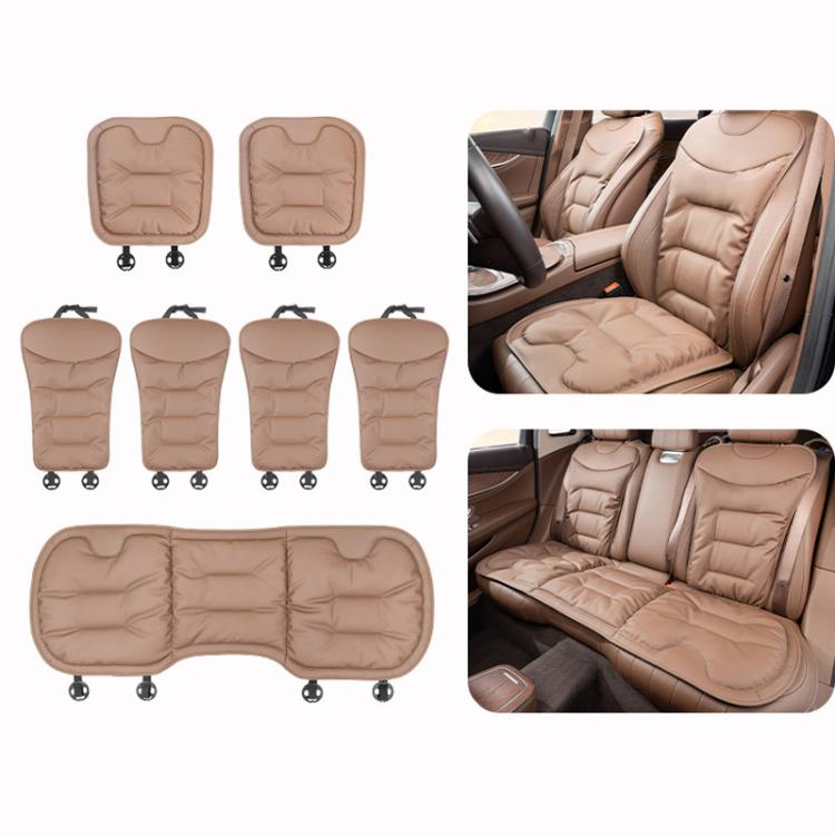 Cuscino per sedile auto spesso in pelle nappa antiscivolo