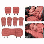 Cuscino per sedile auto spesso in pelle nappa antiscivolo