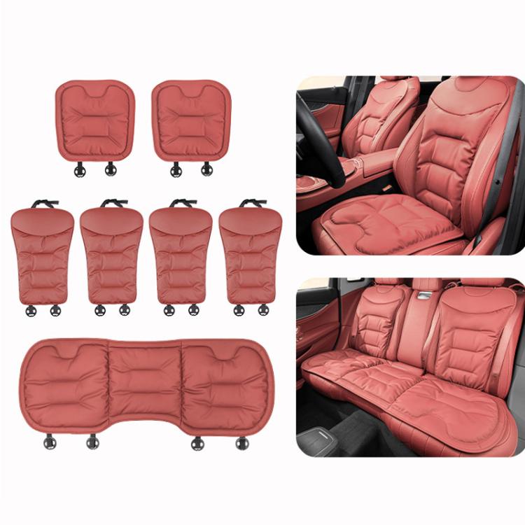 Cuscino per sedile auto spesso in pelle nappa antiscivolo