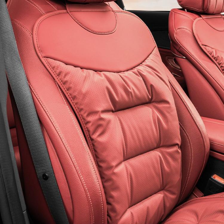 Cuscino per sedile auto spesso in pelle nappa antiscivolo