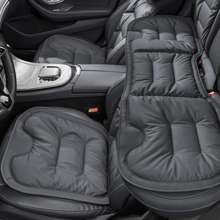 Cuscino per sedile auto spesso in pelle nappa antiscivolo