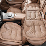 Cuscino per sedile auto spesso in pelle nappa antiscivolo
