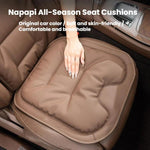 Cuscino per sedile auto spesso in pelle nappa antiscivolo