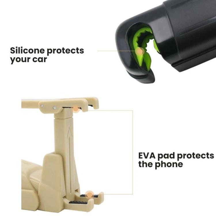 Supporto estensibile per telefono da auto con gancio nascosto