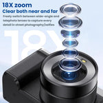 Fotocamera digitale 5K con schermo orientabile e zoom 18X - immagine 8