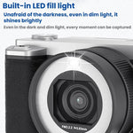 Fotocamera digitale 5K con schermo orientabile e zoom 18X - immagine 9