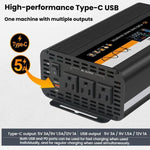 Inverter onda sinusoidale pura XUYUAN 12V/24V a 110V 800-4000W