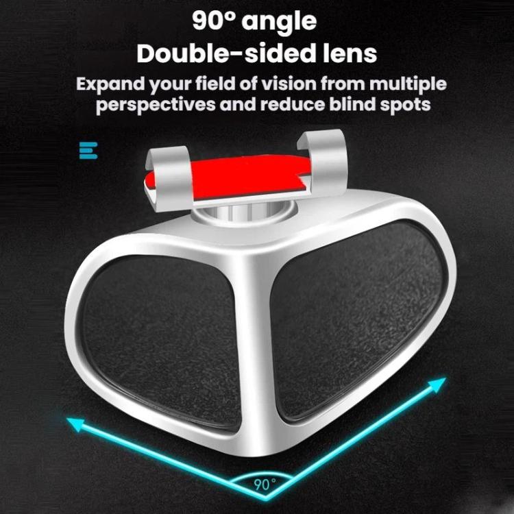 Specchietto retrovisore grandangolare regolabile 360° per auto