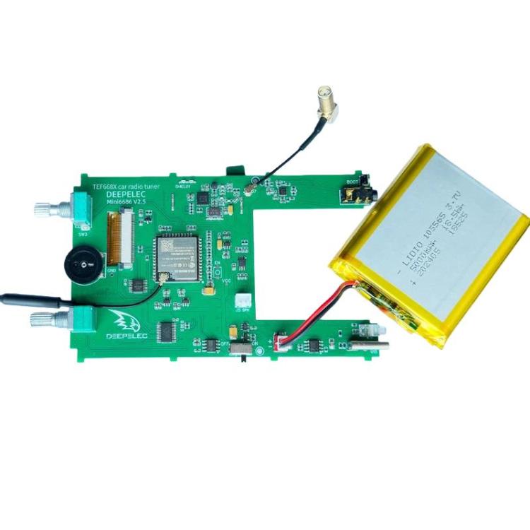 Radio DEEPELEC DP-666 con schermo touch 2,8"