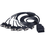 Adattatore OBD2 maschio a 6 pin DB9 femmina cavo 2,1m
