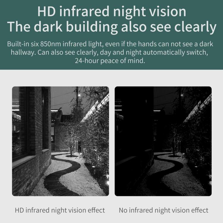 Videocitofono wireless WiFi con visione notturna 1080p