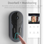 Videocitofono wireless WiFi con visione notturna 1080p