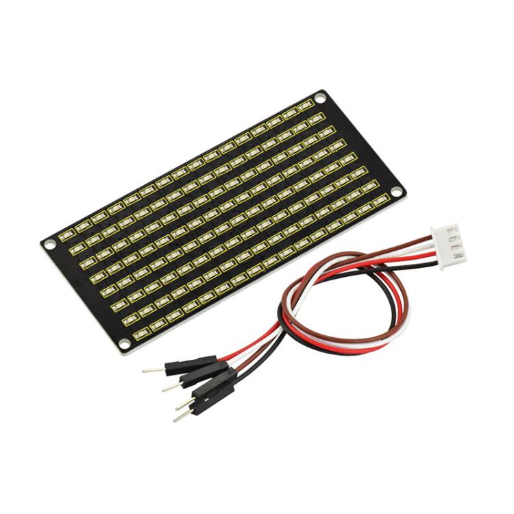 Modulo display LED a matrice 8x16 I2C, alimentazione 3,3-5 V