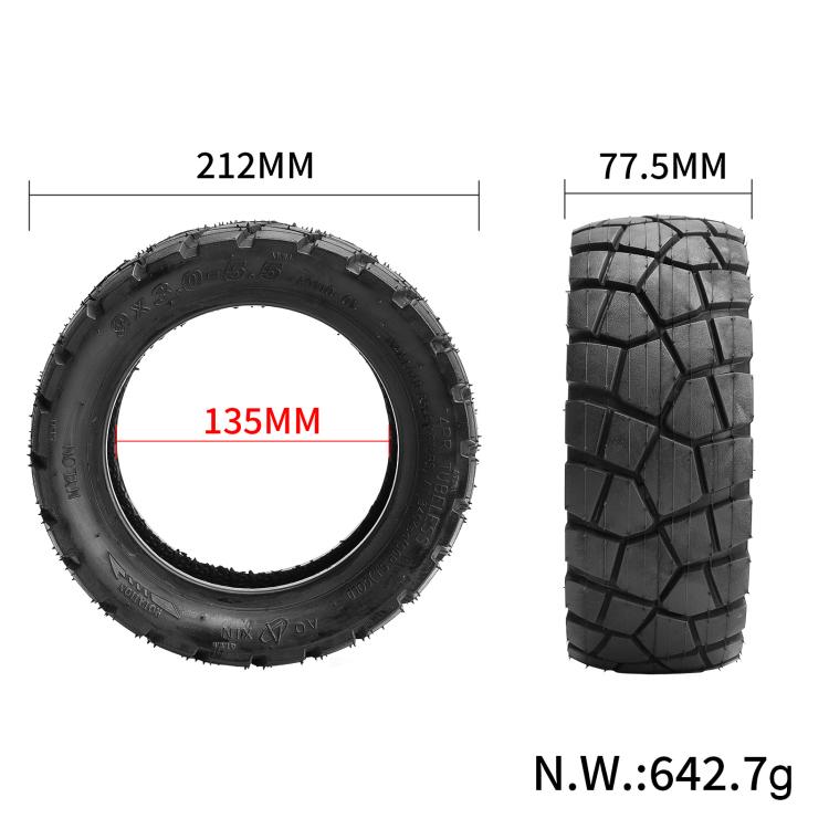 Pneumatico tubeless fuoristrada 9" per KuKirin G2 Pro