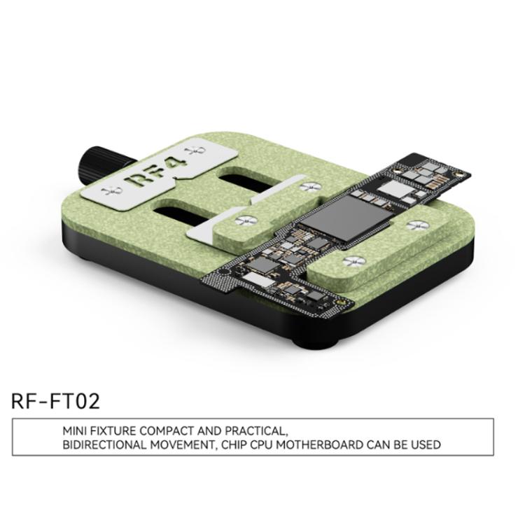 RF4 RF-FT02 Dispositivo di fissaggio per schede madri resistente al calore per la riparazione di telefoni, supporto per chip regolabile