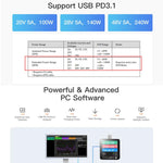 Tester USB-C POWER-Z KM003C per ricarica rapida PD 3.1 - immagine 5