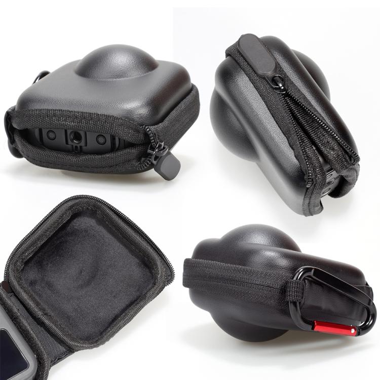 Custodia rigida compatta per GoPro MAX2 con moschettone