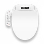 Sedile WC intelligente con comandi a bracciolo, dotato di riscaldamento istantaneo, asciugatore ad aria calda, ugello autopulente e luce notturna a LED., Long Type US Plug, Short Type US Plug, Long Type EU Plug, Short Type EU Plug