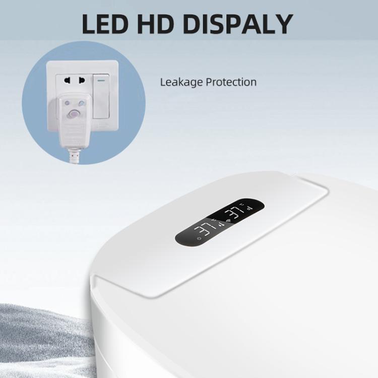 Sedile WC intelligente con comandi a bracciolo, dotato di riscaldamento istantaneo, asciugatore ad aria calda, ugello autopulente e luce notturna a LED., Long Type US Plug, Short Type US Plug, Long Type EU Plug, Short Type EU Plug