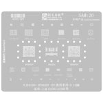 Stencil BGA AMAOE per reballing CPU Samsung Galaxy S21-S25 - immagine 6