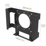 Staffa montaggio sotto scrivania per Mac Mini M1 e M2