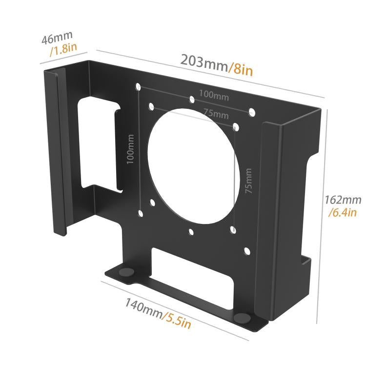 Staffa montaggio sotto scrivania per Mac Mini M1 e M2