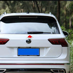 5 adesivi impermeabili cappello di Natale per finestrini auto