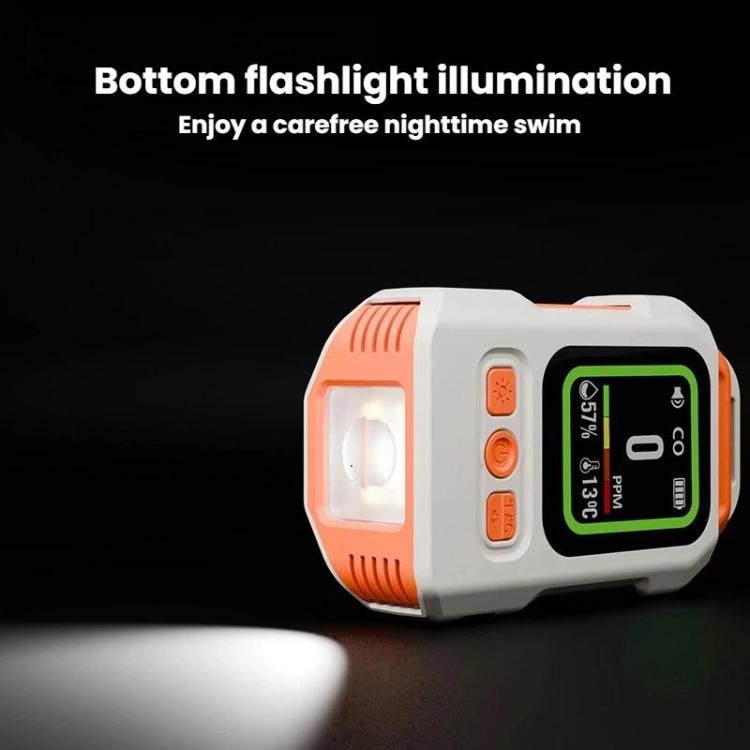 SB-9617 Rilevatore magnetico 4 in 1 di CO/CO2/temperatura e umidità con allarme acustico e luminoso