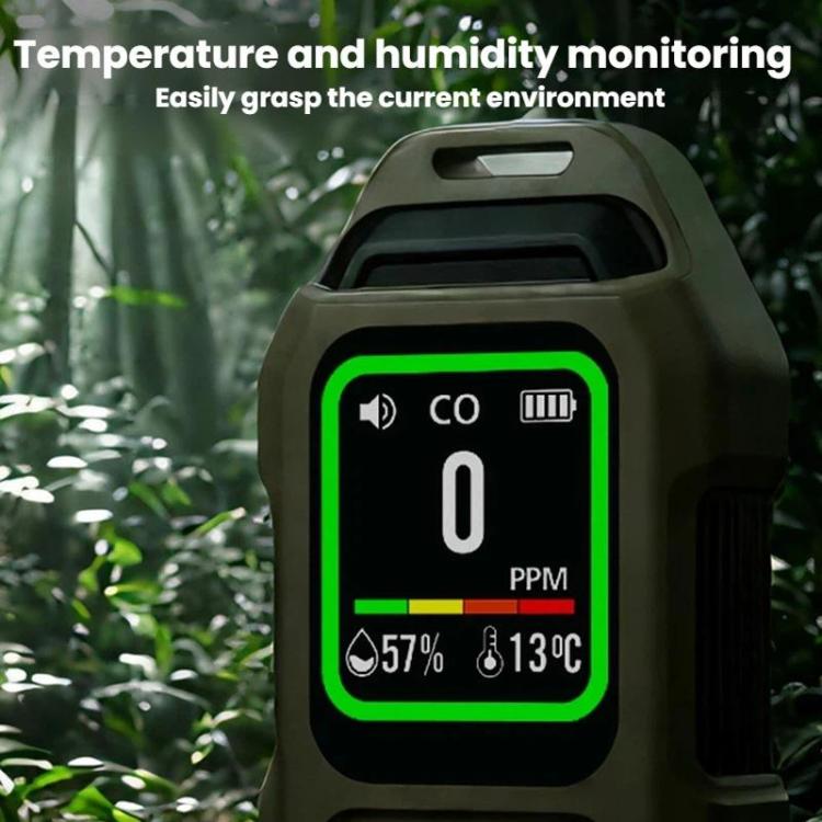 SB-9617 Rilevatore magnetico 4 in 1 di CO/CO2/temperatura e umidità con allarme acustico e luminoso