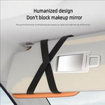 Organizer universale per aletta parasole auto con clip