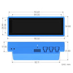 WAVESHARE Scheda di sviluppo ad alte prestazioni con display touch capacitivo da 3,49 Nch RP2350, risoluzione 172 x 640, architettura dual core., With Lithium Battery, No Lithium Battery