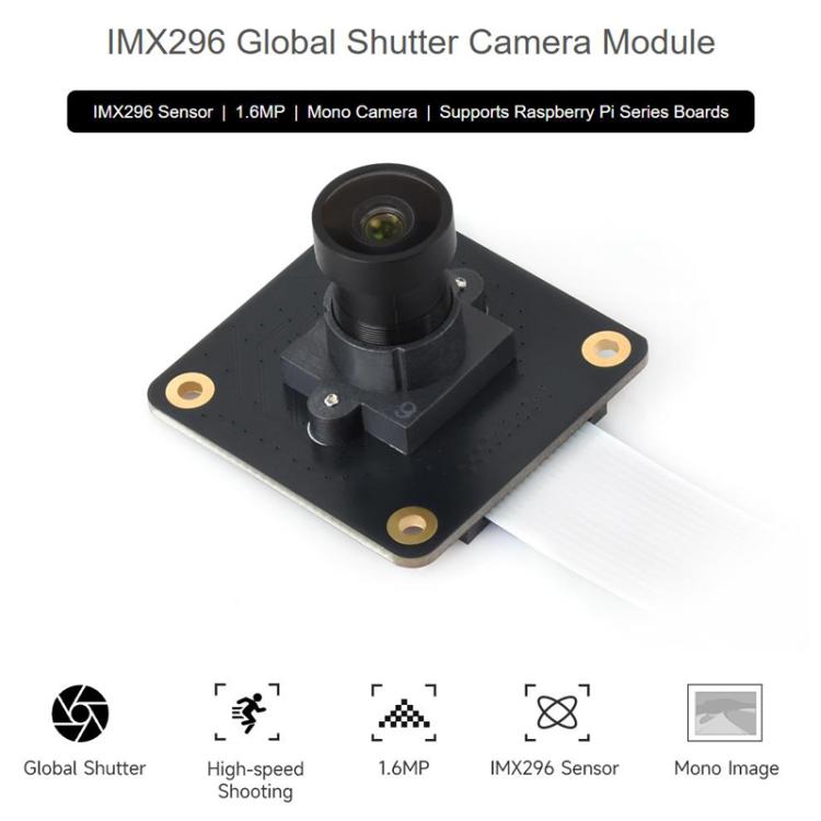 Modulo fotocamera monocromatica Sony IMX296 1,58 MP M12 - immagine 2