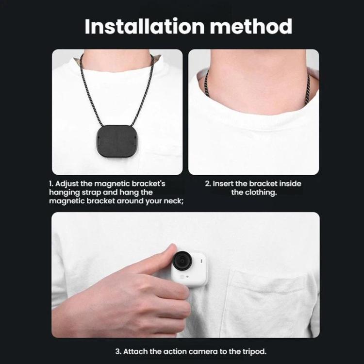 Supporto magnetico da collo per Insta360 GO Ultra