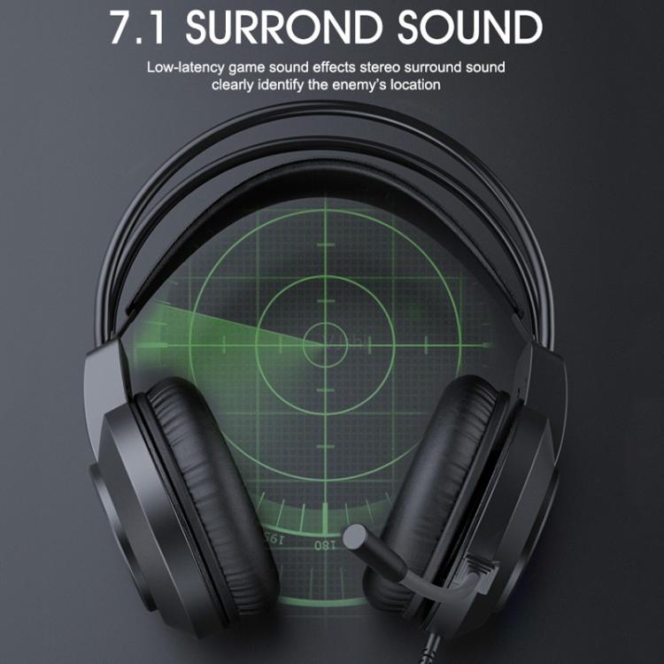 Cuffie gaming cablate 3.5mm con microfono omnidirezionale