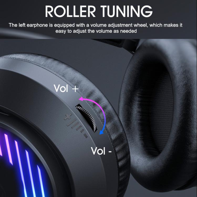 Cuffie gaming cablate 3.5mm con microfono omnidirezionale