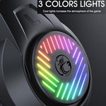 Cuffie gaming cablate 3.5mm con microfono omnidirezionale