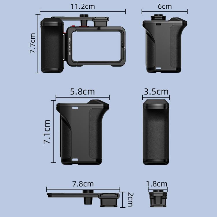Adattatore esteso Flymile per DJI Osmo Action 4/3/5 Pro