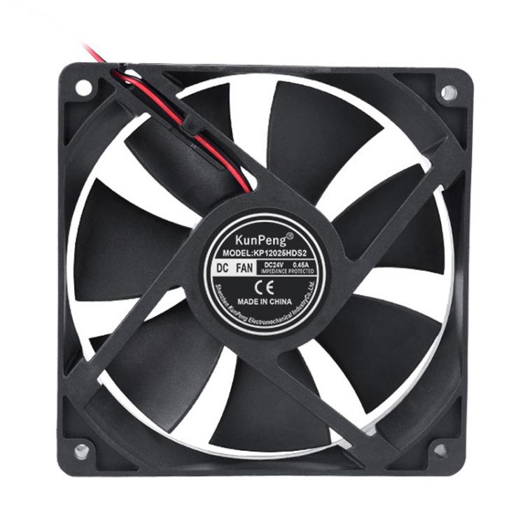 Ventola DC 12cm con cuscinetto a olio 12V 24V