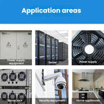 Ventola assiale KunPeng 65W 20cm con cuscinetti a sfera