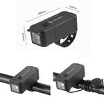 Faro anteriore per bicicletta JOHORSE ricaricabile USB 80 lumen