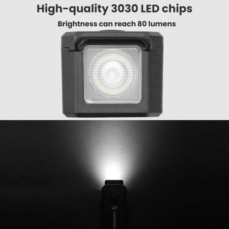 Faro anteriore per bicicletta JOHORSE ricaricabile USB 80 lumen