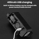Faro anteriore per bicicletta JOHORSE ricaricabile USB 80 lumen