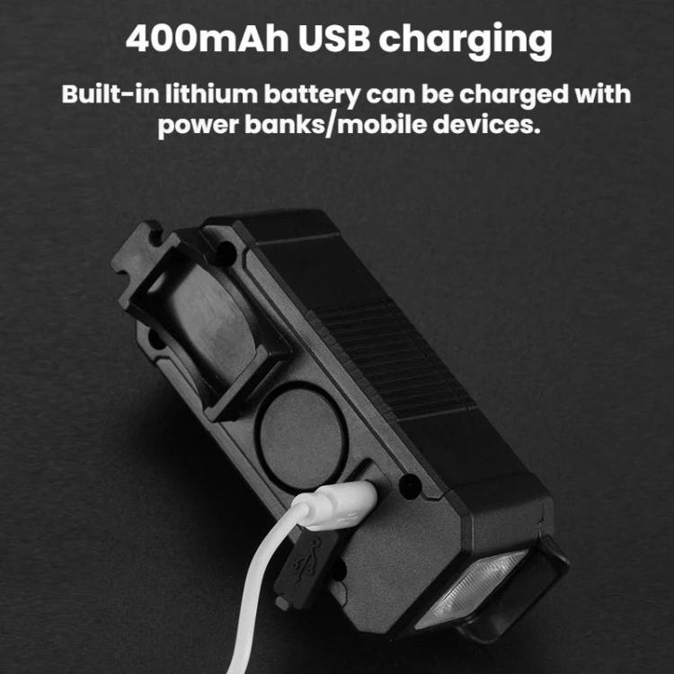 Faro anteriore per bicicletta JOHORSE ricaricabile USB 80 lumen