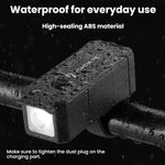 Faro anteriore per bicicletta JOHORSE ricaricabile USB 80 lumen
