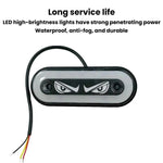 Luce stroboscopica universale impermeabile 12V/24V per camion