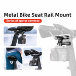 Supporto universale in alluminio per action camera bici
