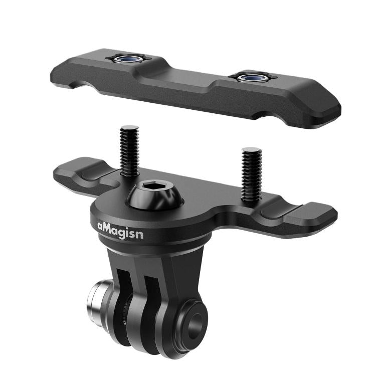 Supporto universale in alluminio per action camera bici