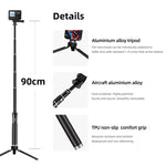 Telesin Asta selfie 0,9 m con treppiede per smartphone