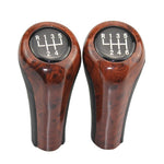 Pomello leva cambio effetto legno per auto BMW 5-6 marce