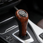 Pomello leva cambio effetto legno per auto BMW 5-6 marce